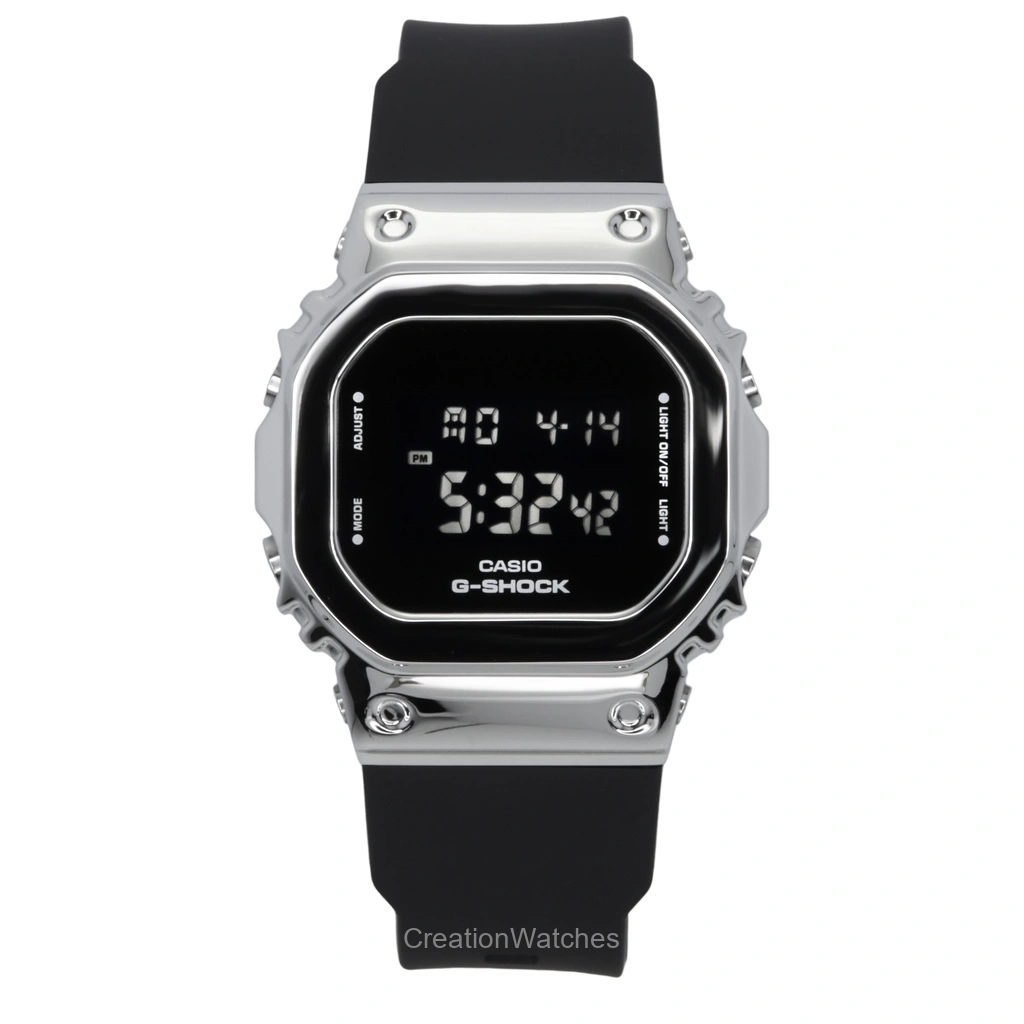 Casio G-SHOCK デジタル 樹脂ベルト クォーツ GM-S5600U-1 200m防水 メンズ腕時計