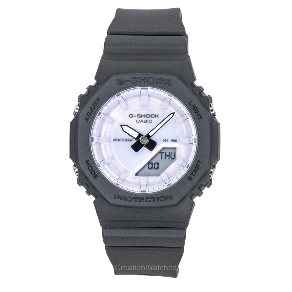 Casio G-SHOCK アナログデジタル バイオベース 樹脂ベルト Purple Dial クォーツ GMA-P2100PC-1A 200m防水 レディース腕時計