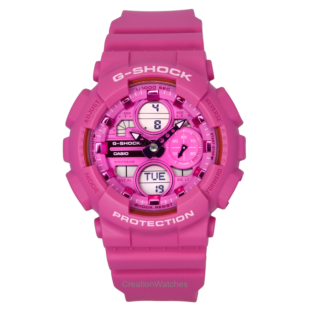 カシオ G-Shock アナログデジタル バイオベース樹脂 ピンク文字盤