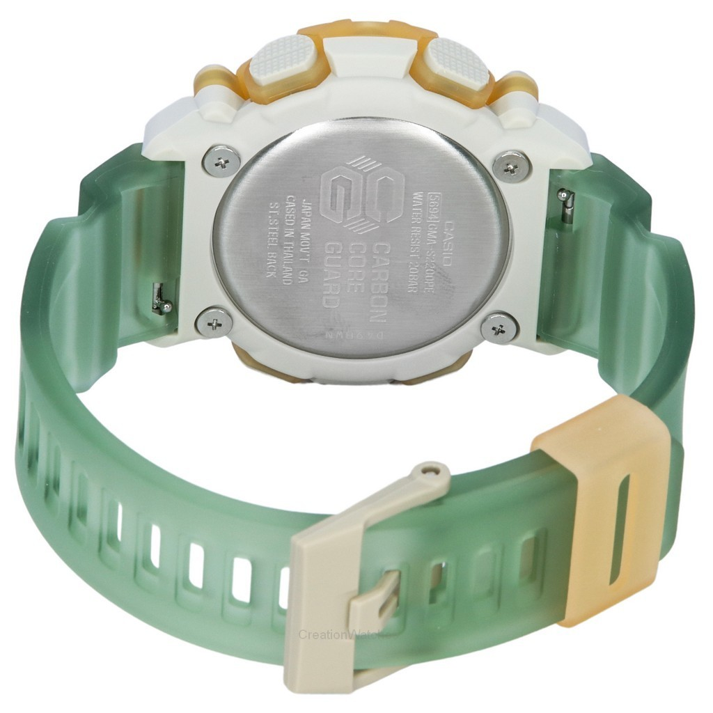 Casio G-Shock Analógico Digital Correa de resina translúcida Cuarzo GMA-S2200PE-5A 200M Reloj para mujer