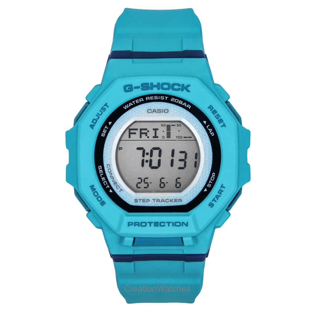 Casio G-SHOCK G-Squad デジタル スマホリンク バイオベース 樹脂ベルト クォーツ GMD-B300SC-2 200m防水 レディース腕時計