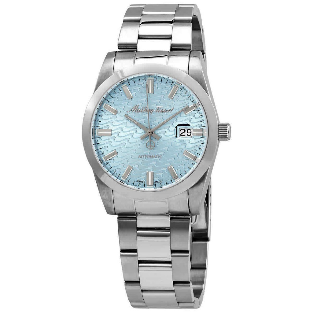 Mathey-Tissot Mathy I ステンレススチール 青文字盤 自動巻き H1450ATABU メンズ腕時計