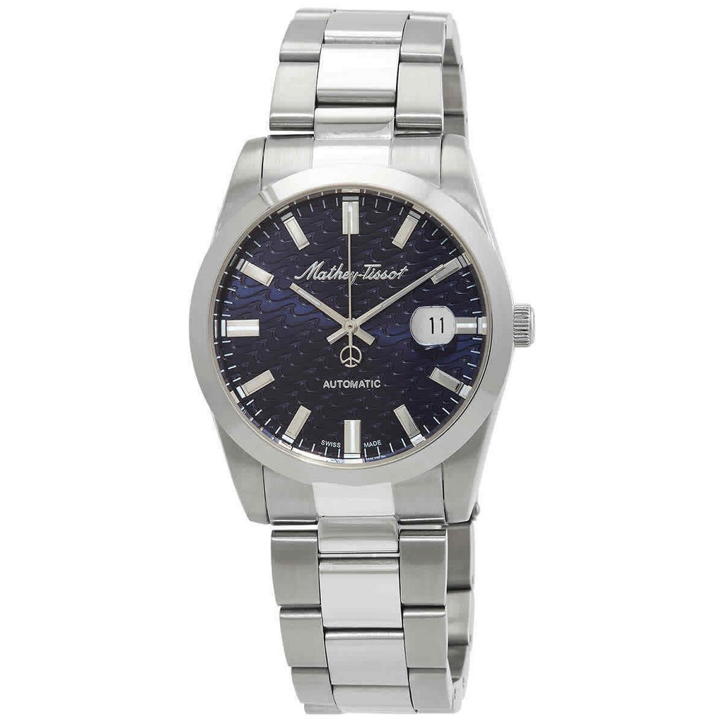 Mathey-Tissot Mathy I ステンレススチール 青文字盤 自動巻き H1450ATB メンズ腕時計