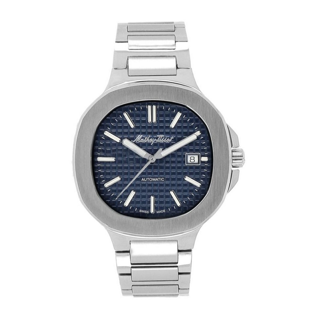 Mathey-Tissot Evasion 自動巻き ステンレススチール 青文字盤 H152ATABU メンズ腕時計