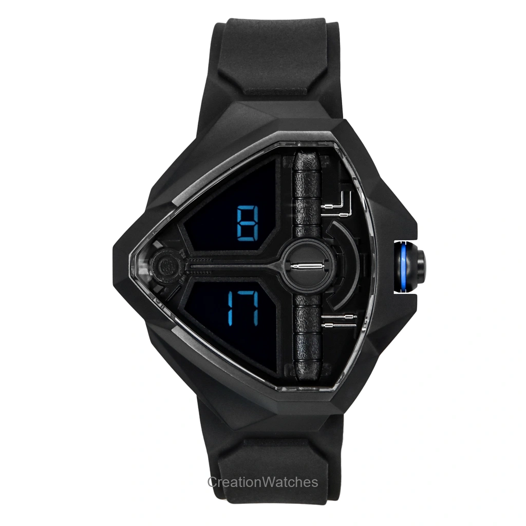 Hamilton Ventura Edge Dune 限定品 Rubber Strap 黒文字盤 クォーツ H24624330 100m防水 メンズ腕時計