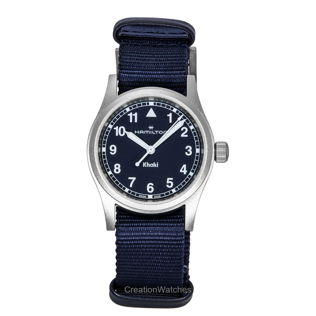 Hamilton Khaki Field Textile Strap 青文字盤 クォーツ H69301940 ユニセックス腕時計