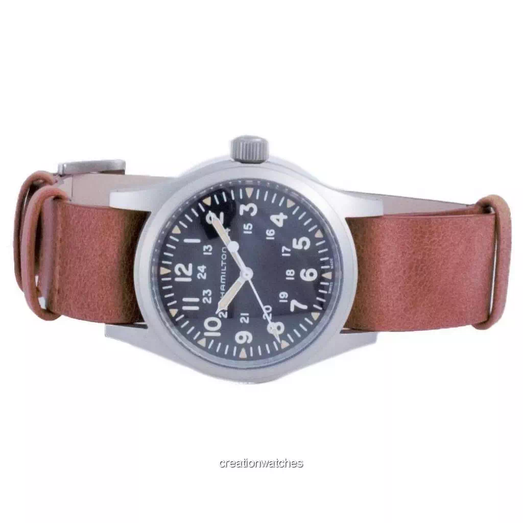 Hamilton Khaki Field Black Dial Mechanical H69439531 Men's Watch