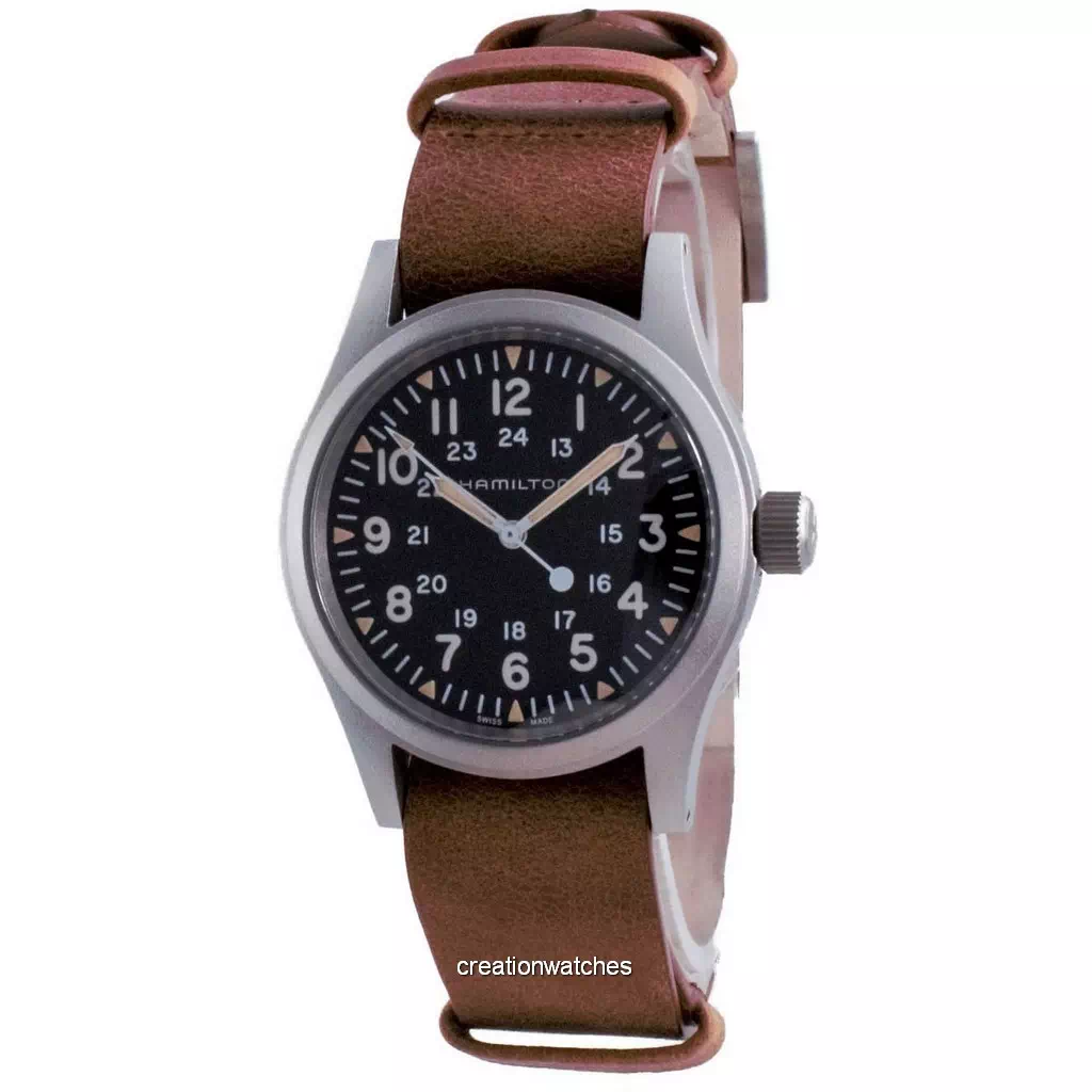 Hamilton Khaki Field Black Dial Mechanical H69439531 Men's Watch