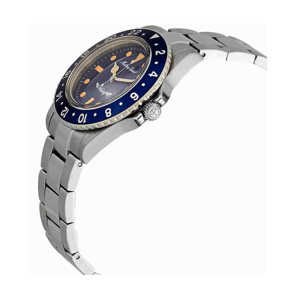 Mathey-Tissot Vintage Stainless Steel Blue Dial Quartz H900ABU Men's Watch