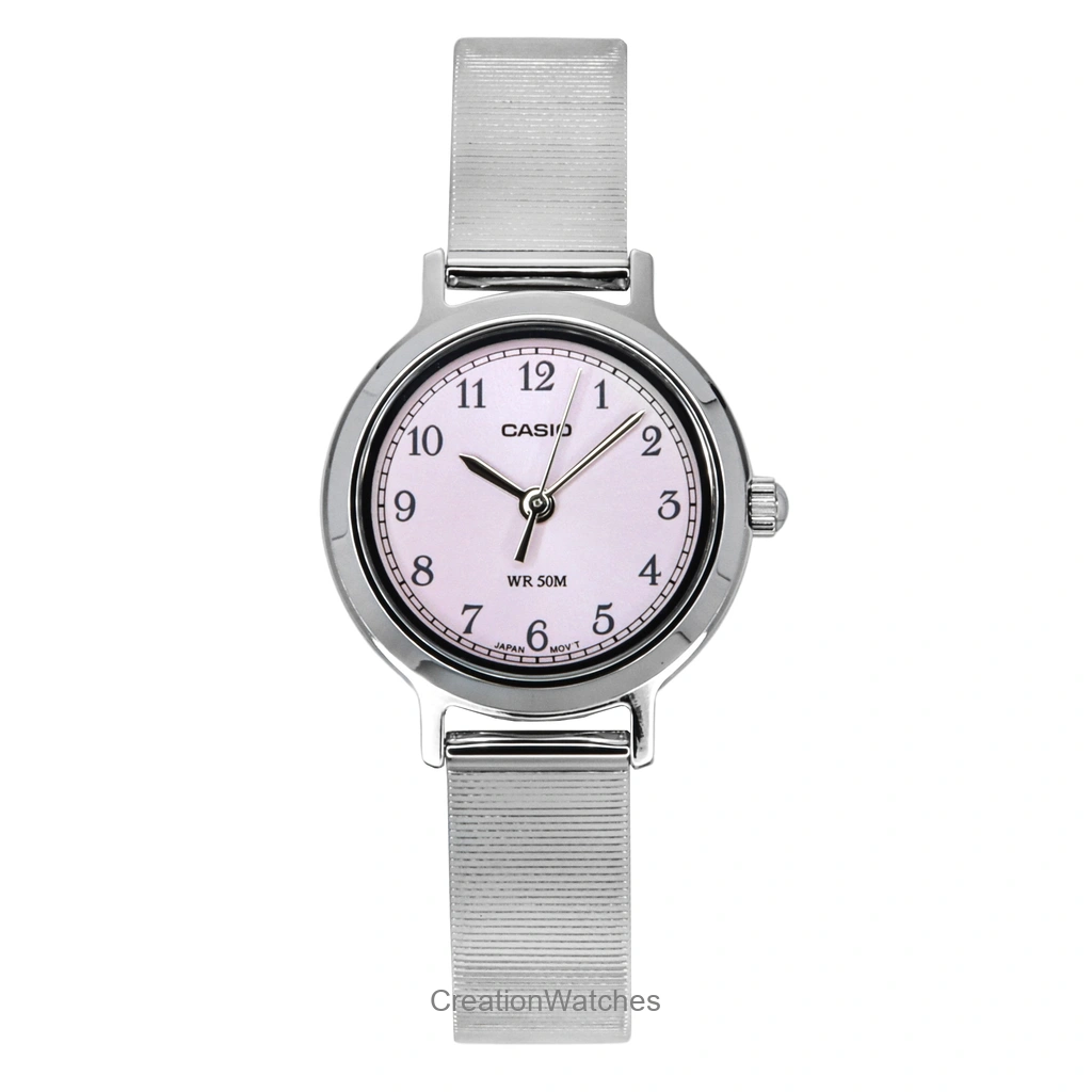 Casio Standard アナログ ステンレススチール Pink Dial クォーツ LTP-B170D-4BV レディース腕時計