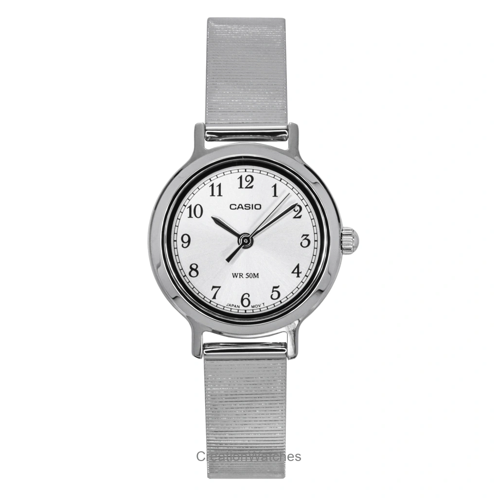 Casio Standard アナログ ステンレススチール Silver Dial クォーツ LTP-B170D-7BV レディース腕時計