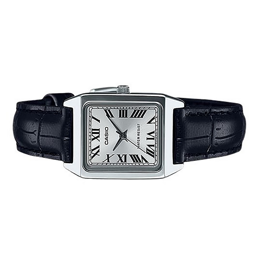 Casio Standard Analog Leather Strap Silver Dial Quartz LTP-V007L-7B1 Women's Watch