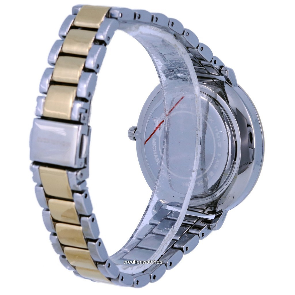 Michael Kors Pyper Crystal Accents Two Tone Stainless Steel Quartz MK4595 Women's Watch