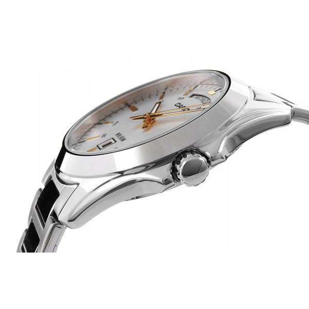 Casio Classic Analog Stainless Steel Silver Dial Quartz MTP-1370D-7A2 Mens Watch