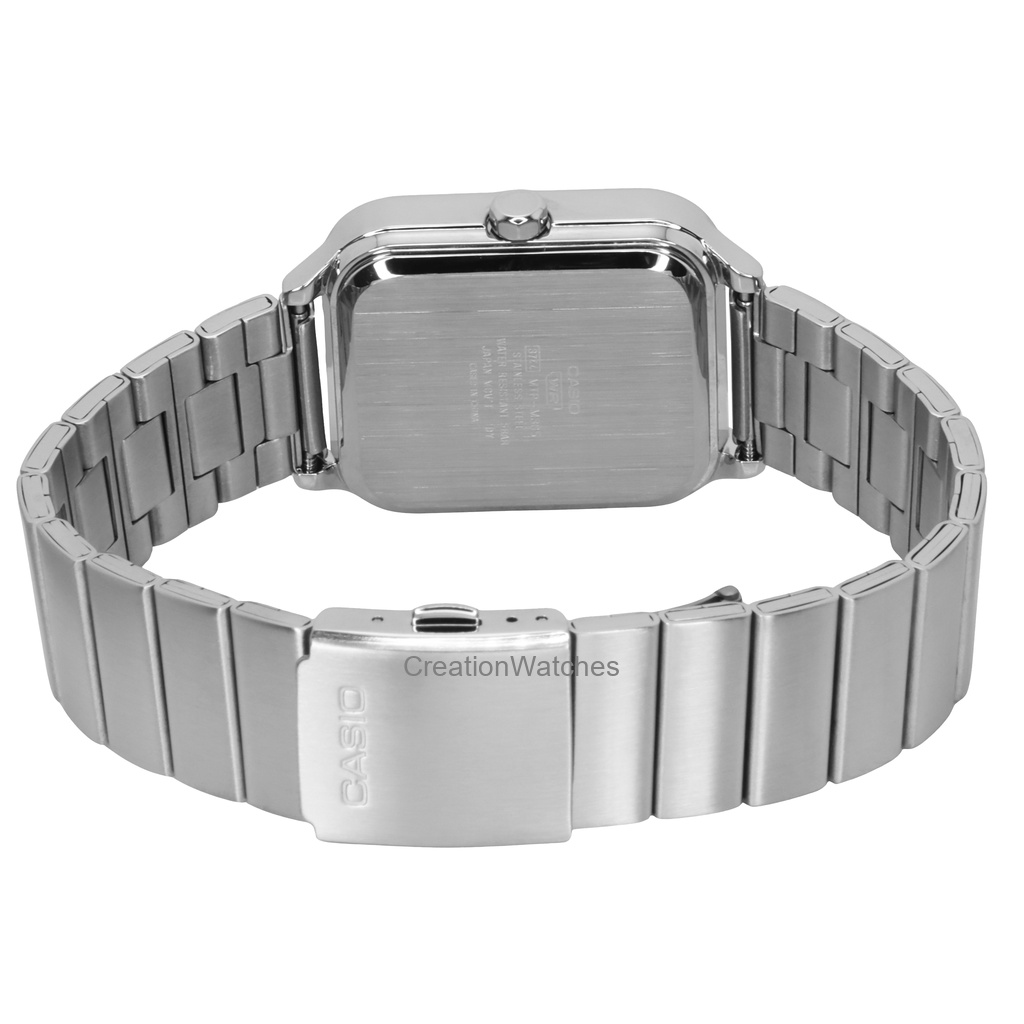 Casio Standard Analog Moon Phase Silver Dial Quartz MTP-M305D-7A Mens Watch