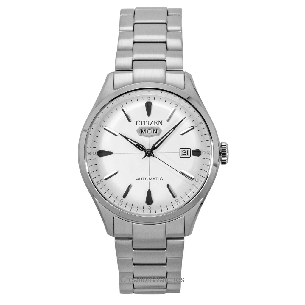 Citizen C7 ステンレススチール 白文字盤 自動巻き NH8391-51A メンズ腕時計