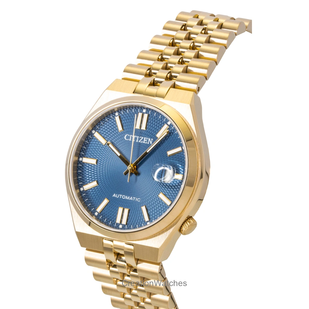 Citizen Tsuyosa 60 Rose Gold Tone Stainless Steel Blue Dial