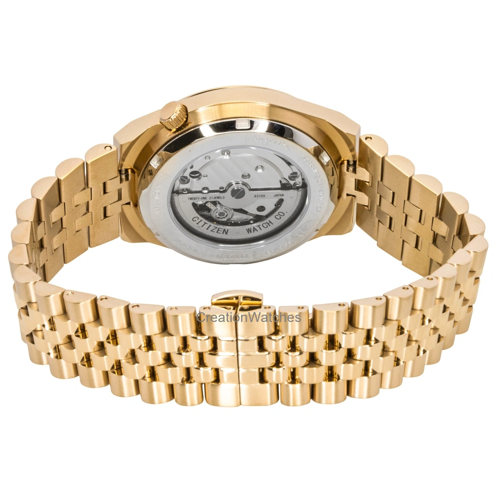 Citizen Tsuyosa 60 Rose Gold Tone Stainless Steel Blue Dial