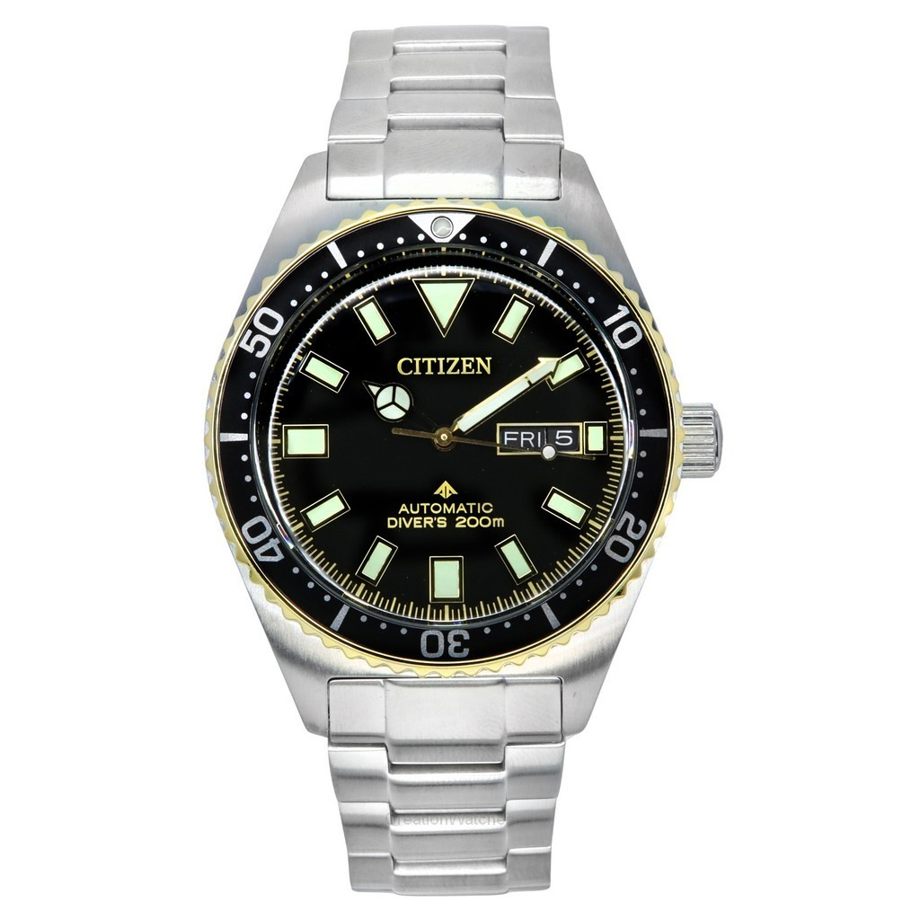 Citizen Promaster Marine Stainless Steel Black Dial Automatic Diver's ...