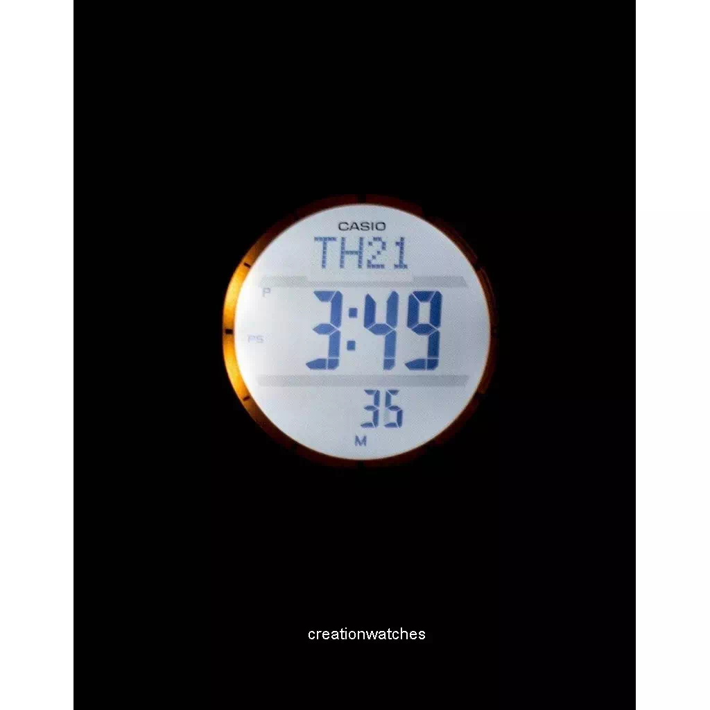 Casio PRG-300CM-4CR Pro Trek Triple Sensor Tough Solar Digital Display  Cuarzo Naranja Reloj Hombre, Naranja, Reloj de cuarzo, digital, reloj