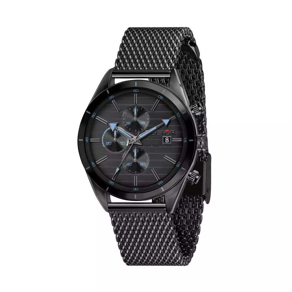 Sector 770 Chronograph Black Dial Stainless Steel Quartz R3273616006 100M Men's Watch