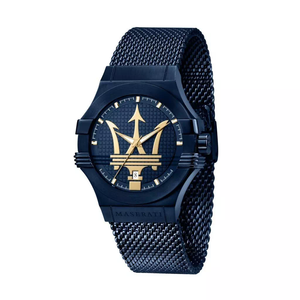 Maserati Blue Edition Blue Dial Stainless Steel Quartz R8853108008 100M Men's Watch