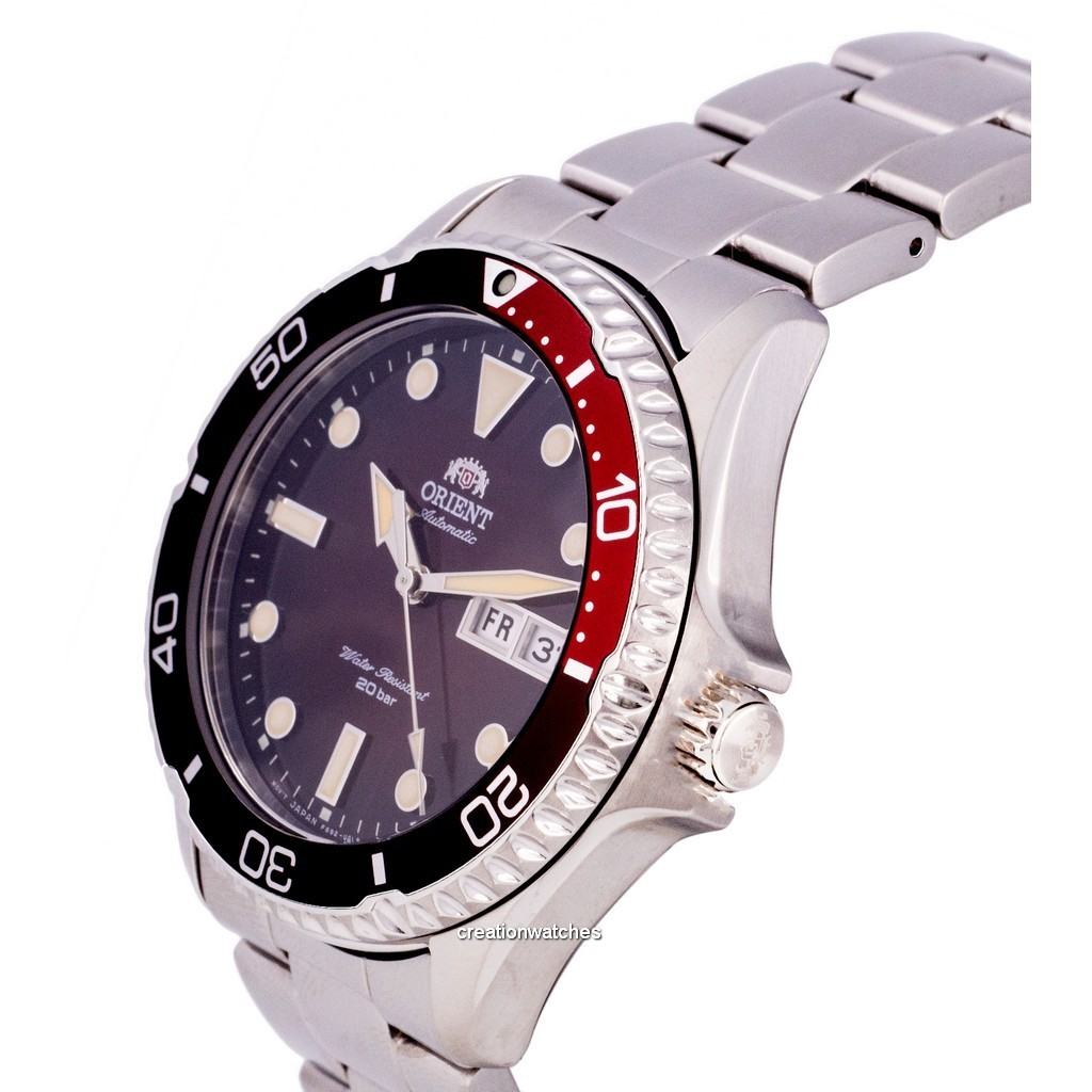 Orient Sports Mako Diver's Stainless Steel Automatic RA-AA0814R19B 200M Men's Watch
