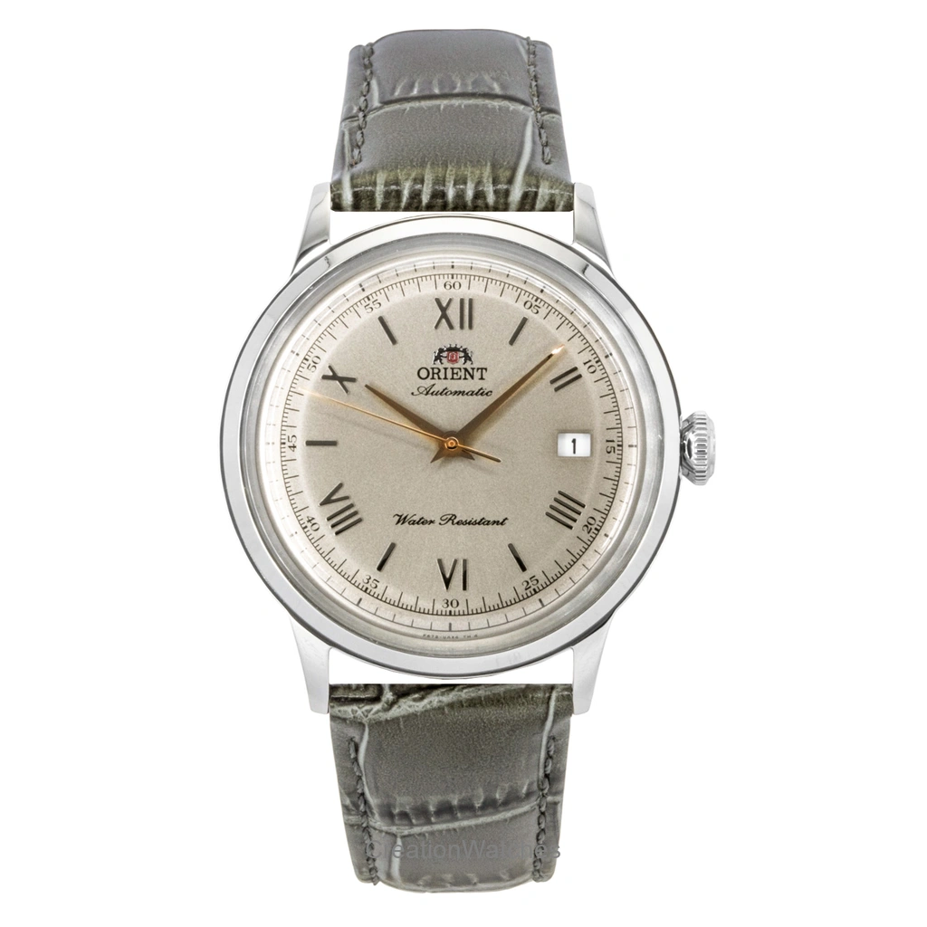 Orient Bambino Classic レザーベルト Beige Dial 自動巻き RA-AC0025N メンズ腕時計