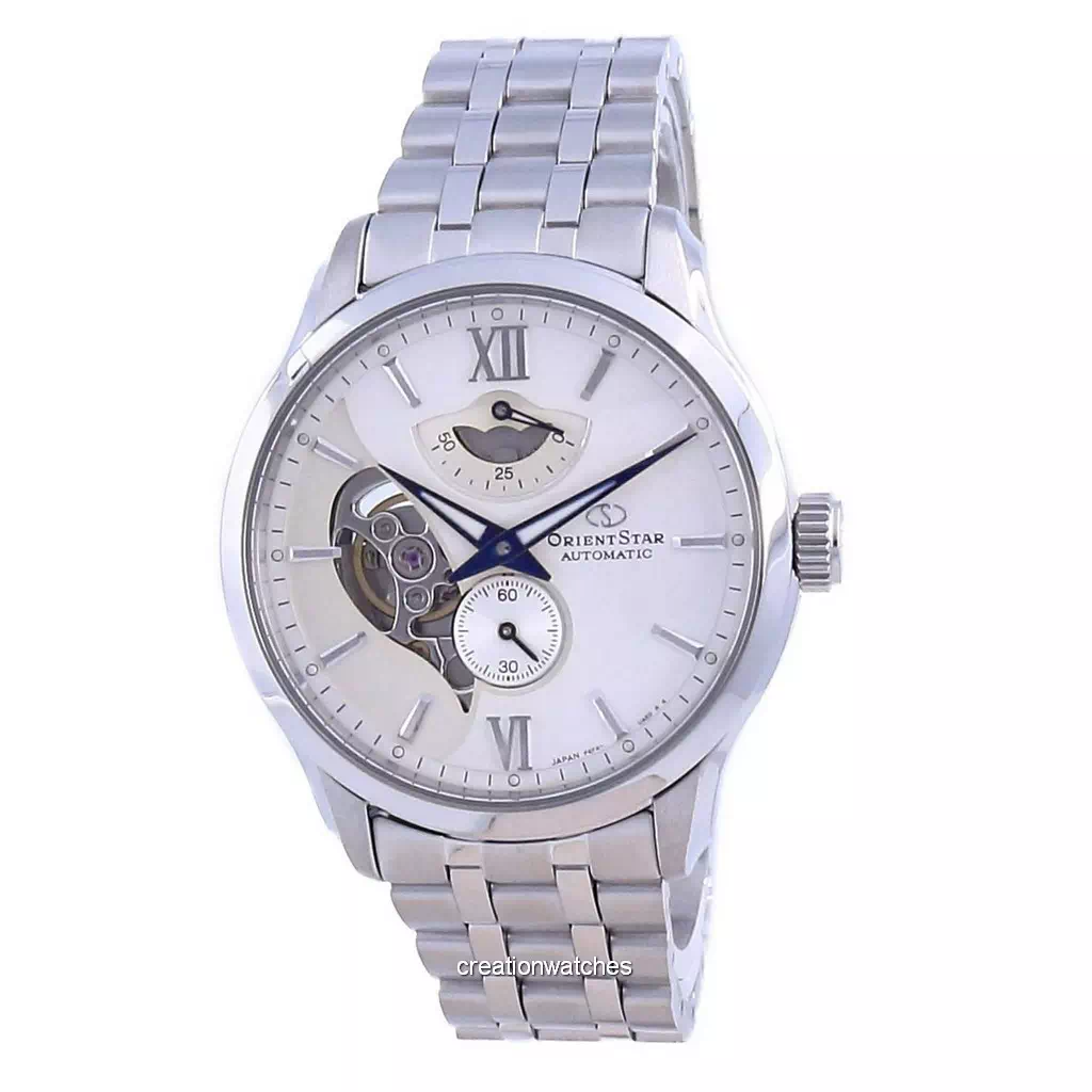 再生品 Orient Star Contemporary 限定品 70th Anniversary Open Heart 自動巻き RE-AV0B01S00B 100m防水 メンズ腕時計
