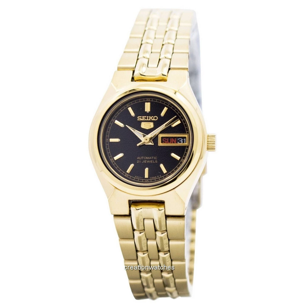 再生品 Seiko 5 自動巻き 21 Jewels SYMA06 SYMA06K1 SYMA06K レディース腕時計