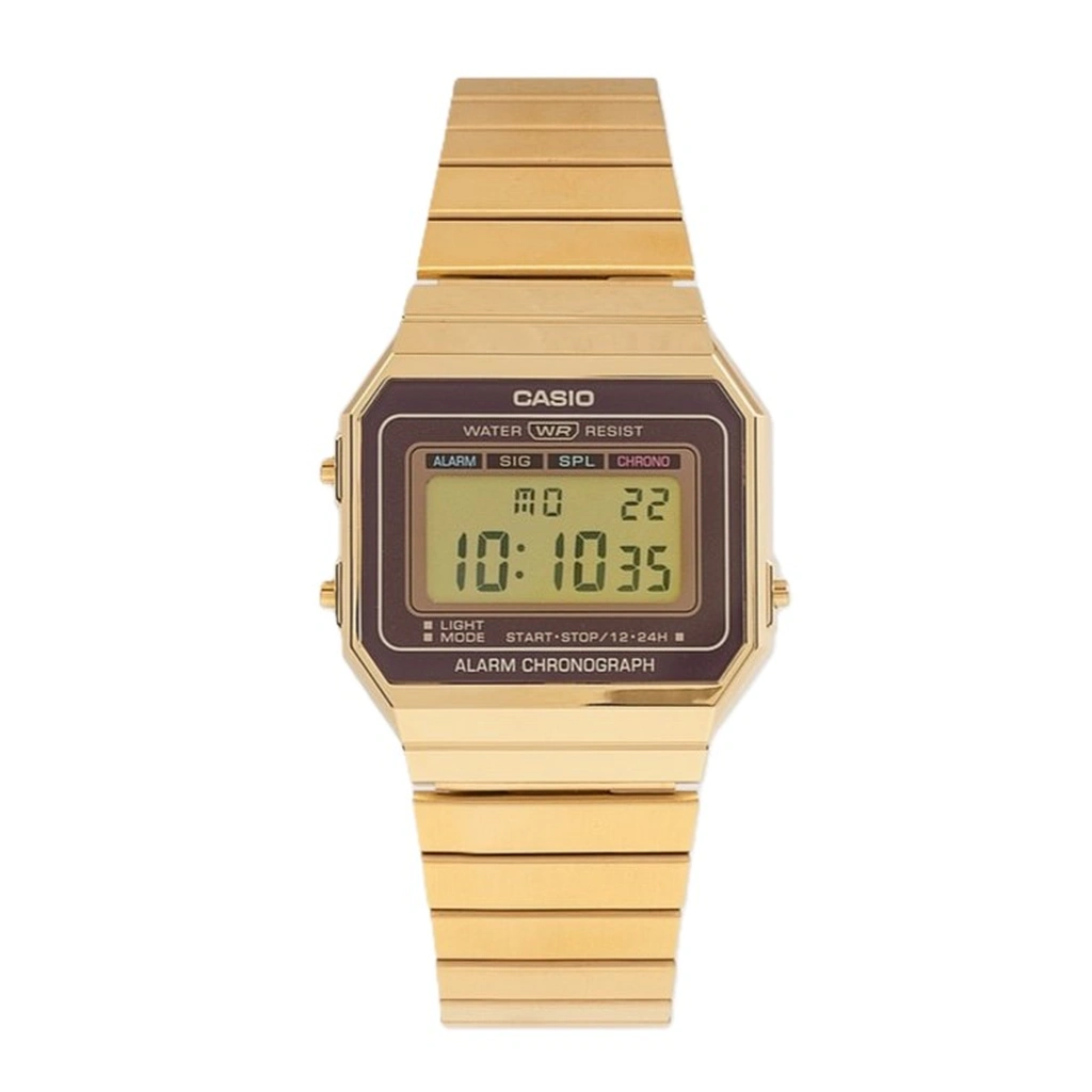 再生品 Casio Youth ビンテージ A700WG-9A Alarm クロノグラフ クォーツ メンズ腕時計