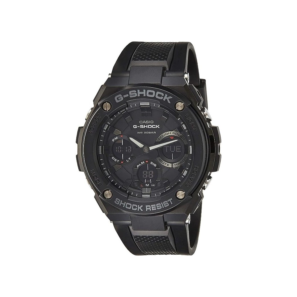 再生品 Casio G-SHOCK G-STEEL アナログデジタル Tough ソーラー ダイバーズ GST-S100G-1B GSTS100G-1B 200m防水 メンズ腕時計