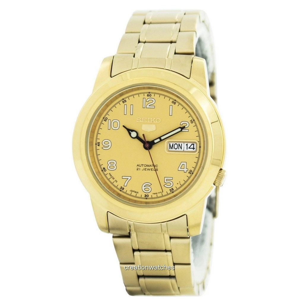 再生品 Seiko 5 自動巻き 21 Jewels Japan Made SNKK38 SNKK38J1 SNKK38J メンズ腕時計
