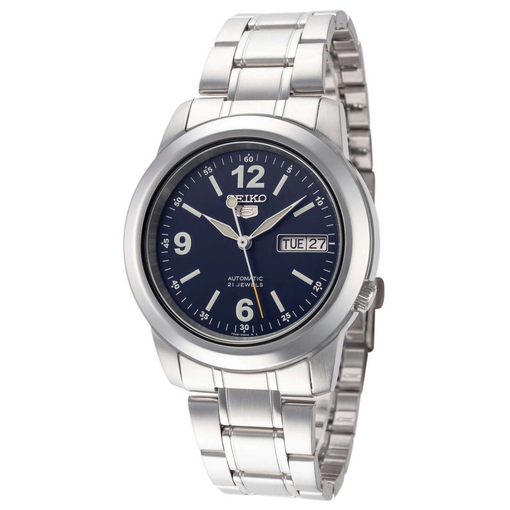 再生品 Seiko 5 自動巻き 21 Jewels SNKE61K1 SNKE61K メンズ腕時計