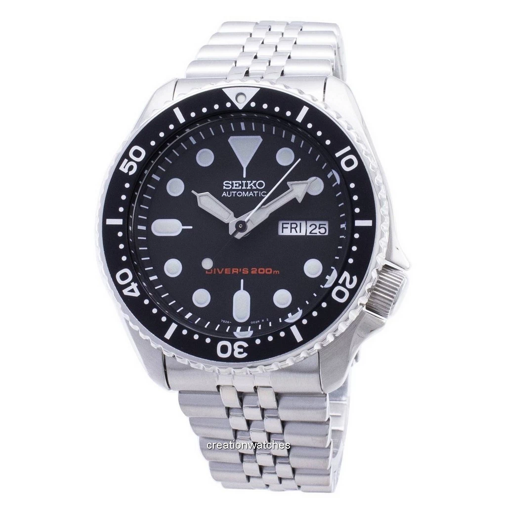 再生品 Seiko 自動巻き Divers SKX007K2 メンズ腕時計