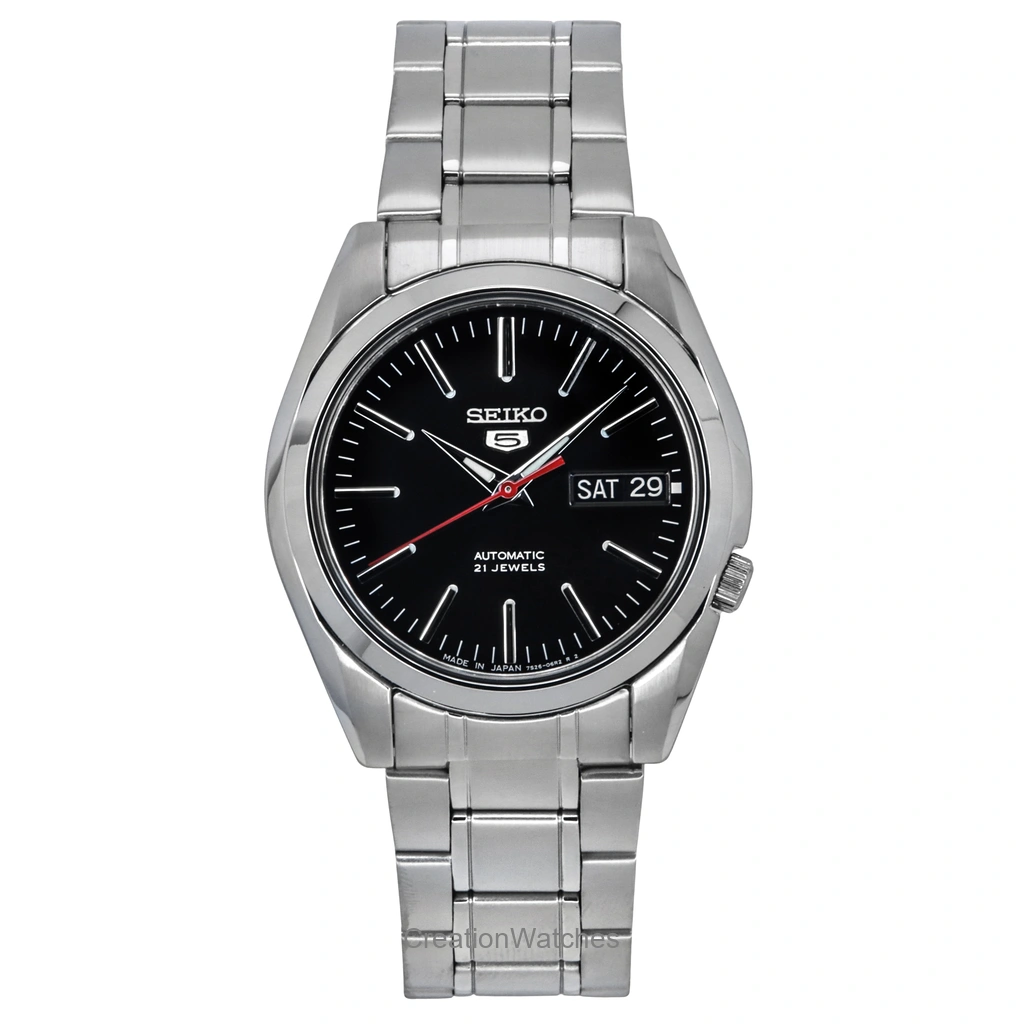 再生品 Seiko 5 自動巻き Japan Made SNKL45 SNKL45J1 SNKL45J メンズ腕時計