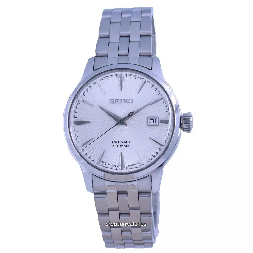 再生品 Seiko Presage Cocktail Time The Martini 自動巻き SRPG23 SRPG23J1 SRPG23J メンズ腕時計