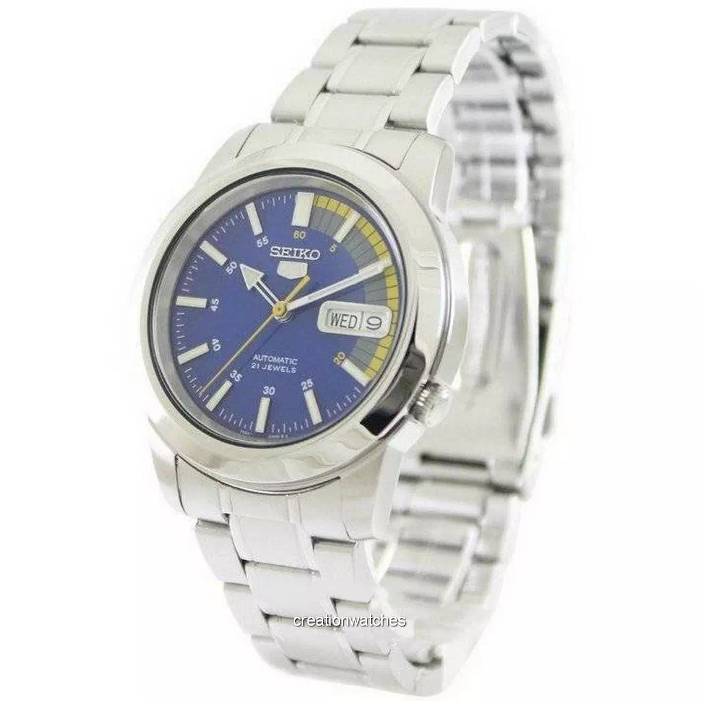 再生品 Seiko 5 自動巻き 21 Jewels SNKK27 SNKK27K1 SNKK27K メンズ腕時計