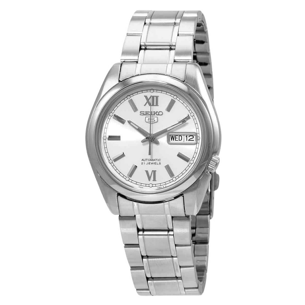 再生品 Seiko 5 自動巻き Silver Dial SNKL51 SNKL51K1 SNKL51K メンズ腕時計