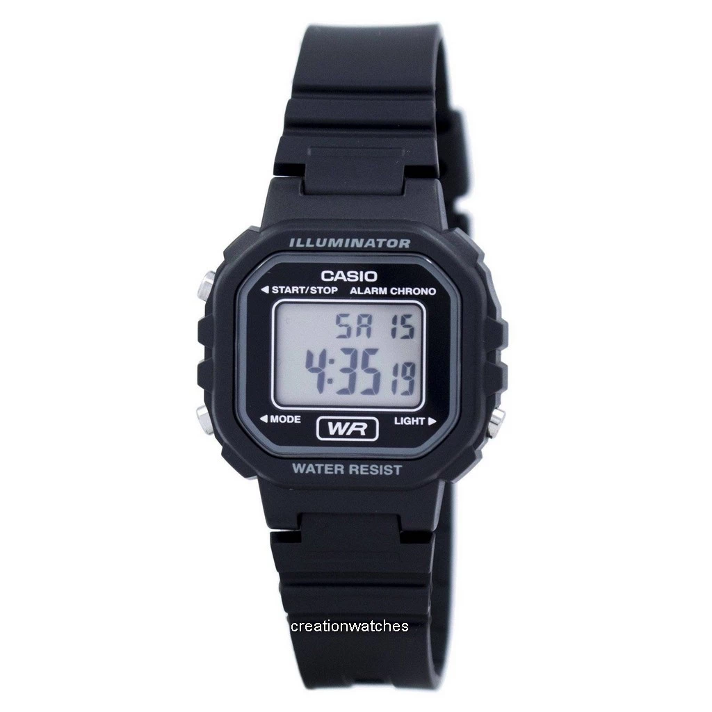 再生品 Casio デジタル クォーツ Alarm Chrono Illuminator LA-20WH-1ADF LA20WH-1ADF レディース腕時計