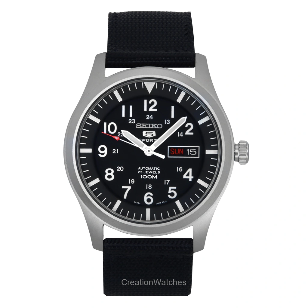 再生品 Seiko 5 Sports SNZG15 SNZG15K1 SNZG15K 自動巻き Men’s Watch