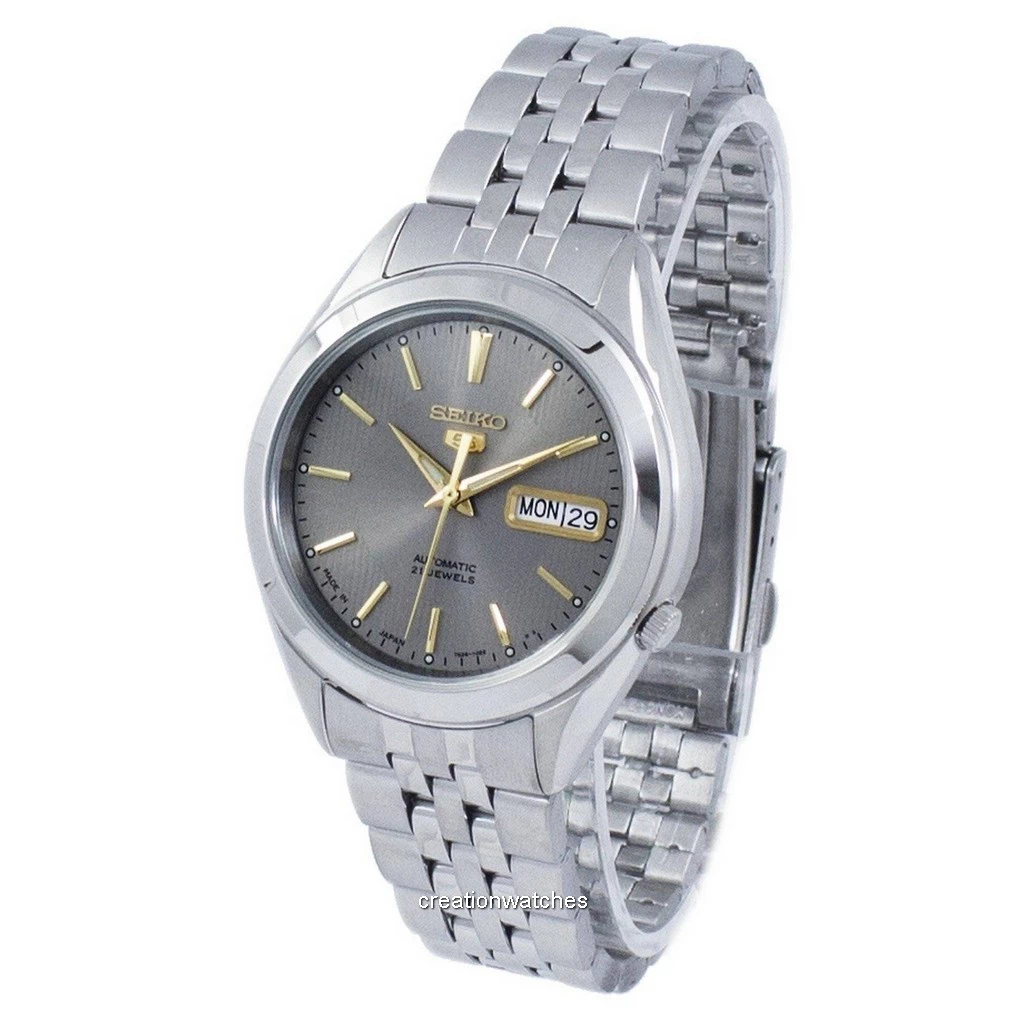再生品 Seiko 5 自動巻き Japan Made SNKL19 SNKL19J1 SNKL19J メンズ腕時計