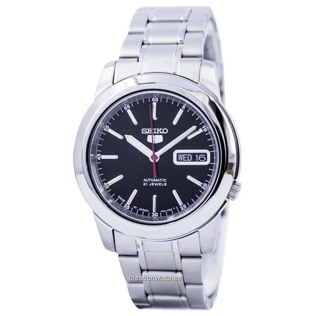 再生品 Seiko 5 自動巻き 21 Jewels Japan Made SNKE53 SNKE53J1 SNKE53J メンズ腕時計
