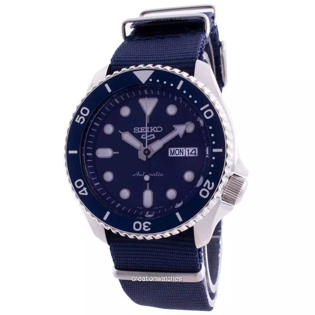 再生品 Seiko 5 Sports Style 自動巻き SRPD51K2 100m防水 メンズ腕時計