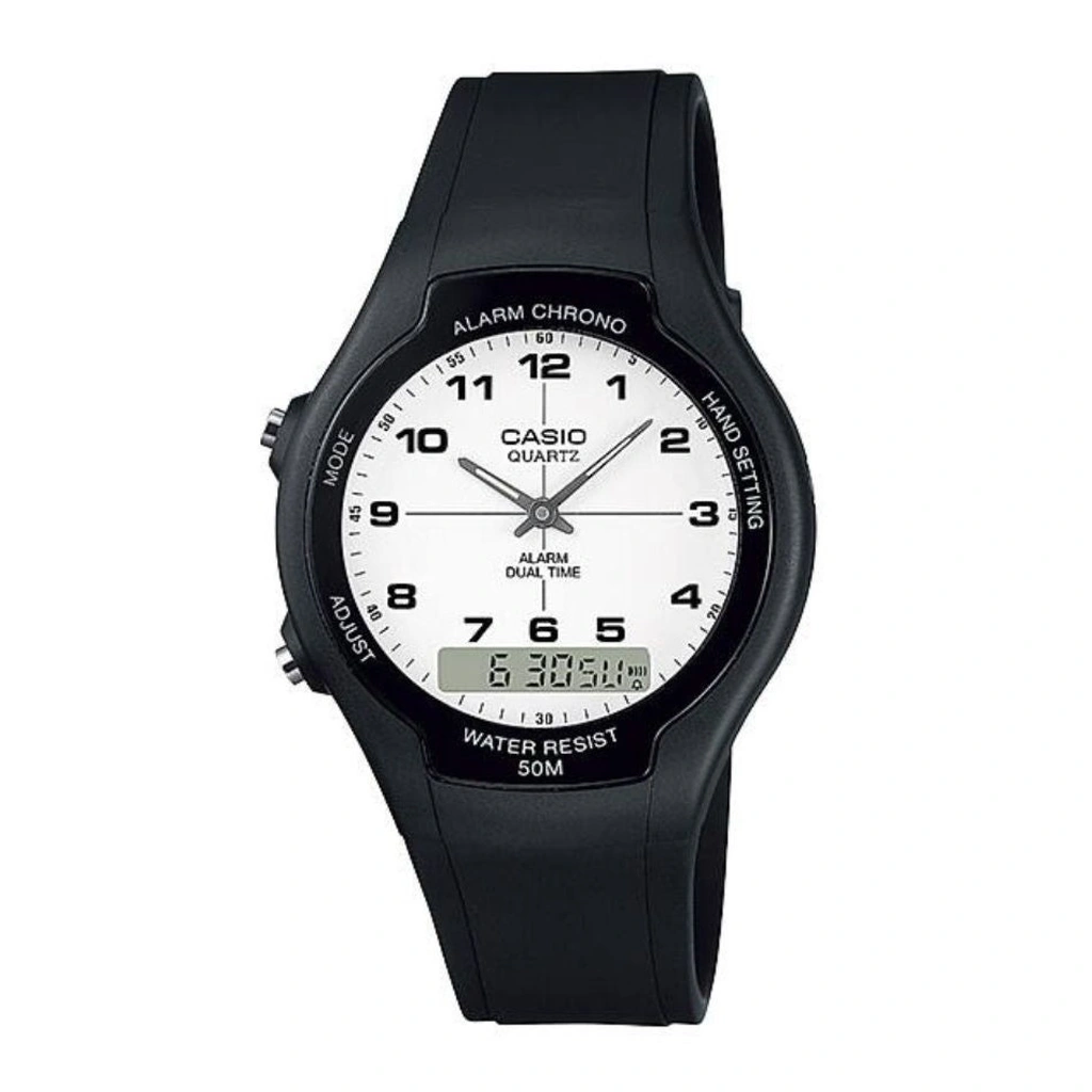 再生品 Casio アナログデジタル Dual Time AW-90H-7BVDF AW90H-7BVDF メンズ腕時計