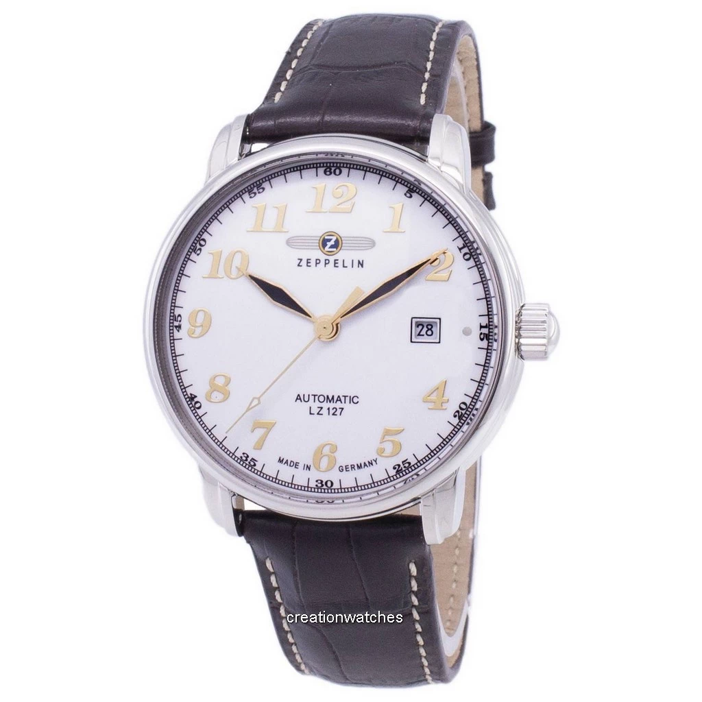 再生品 Zeppelin Series LZ127 Graf Germany Made 自動巻き 7656-1 76561 メンズ腕時計