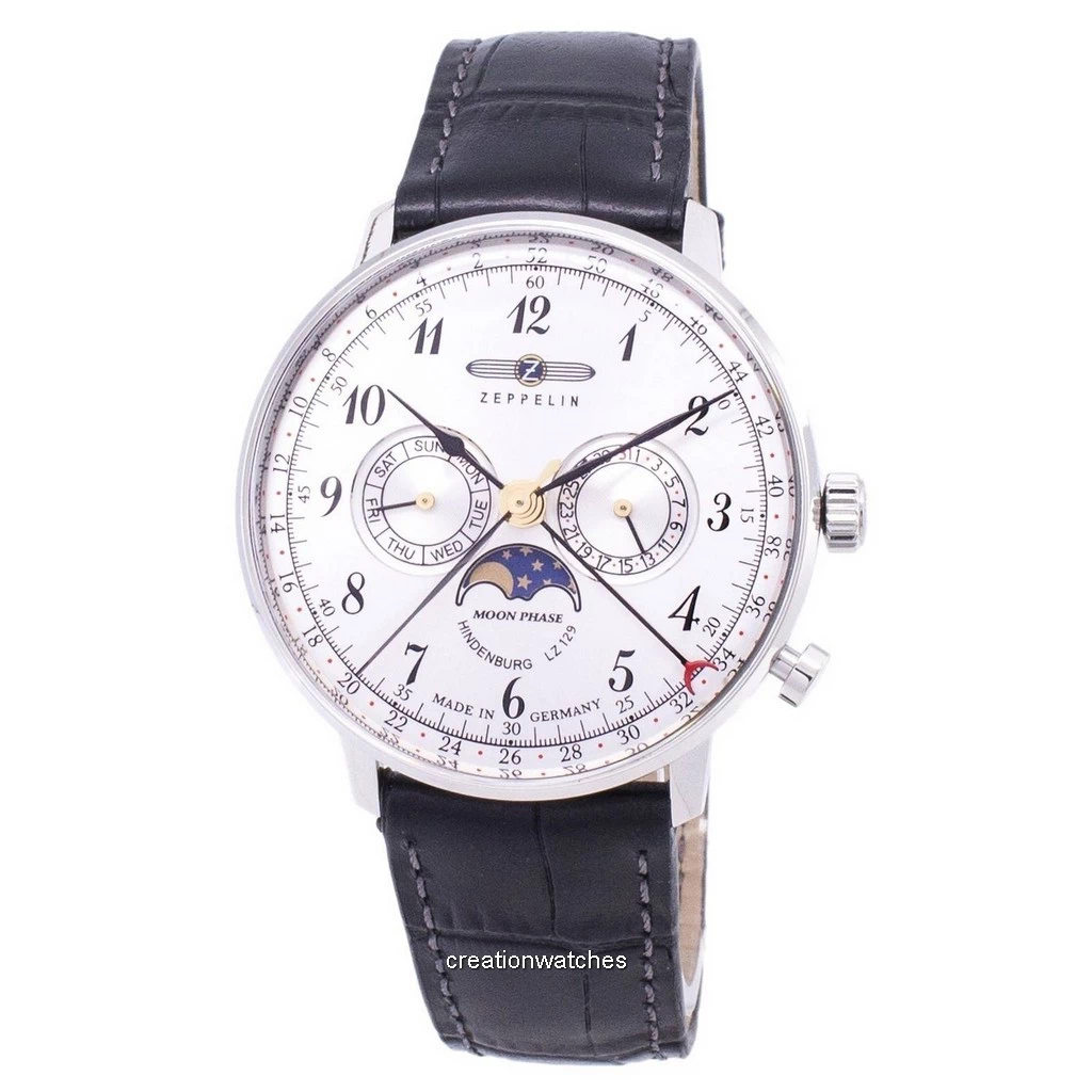 再生品 Zeppelin Series LZ 129 Hindenburg Germany Made 7036-1 70361 メンズ腕時計