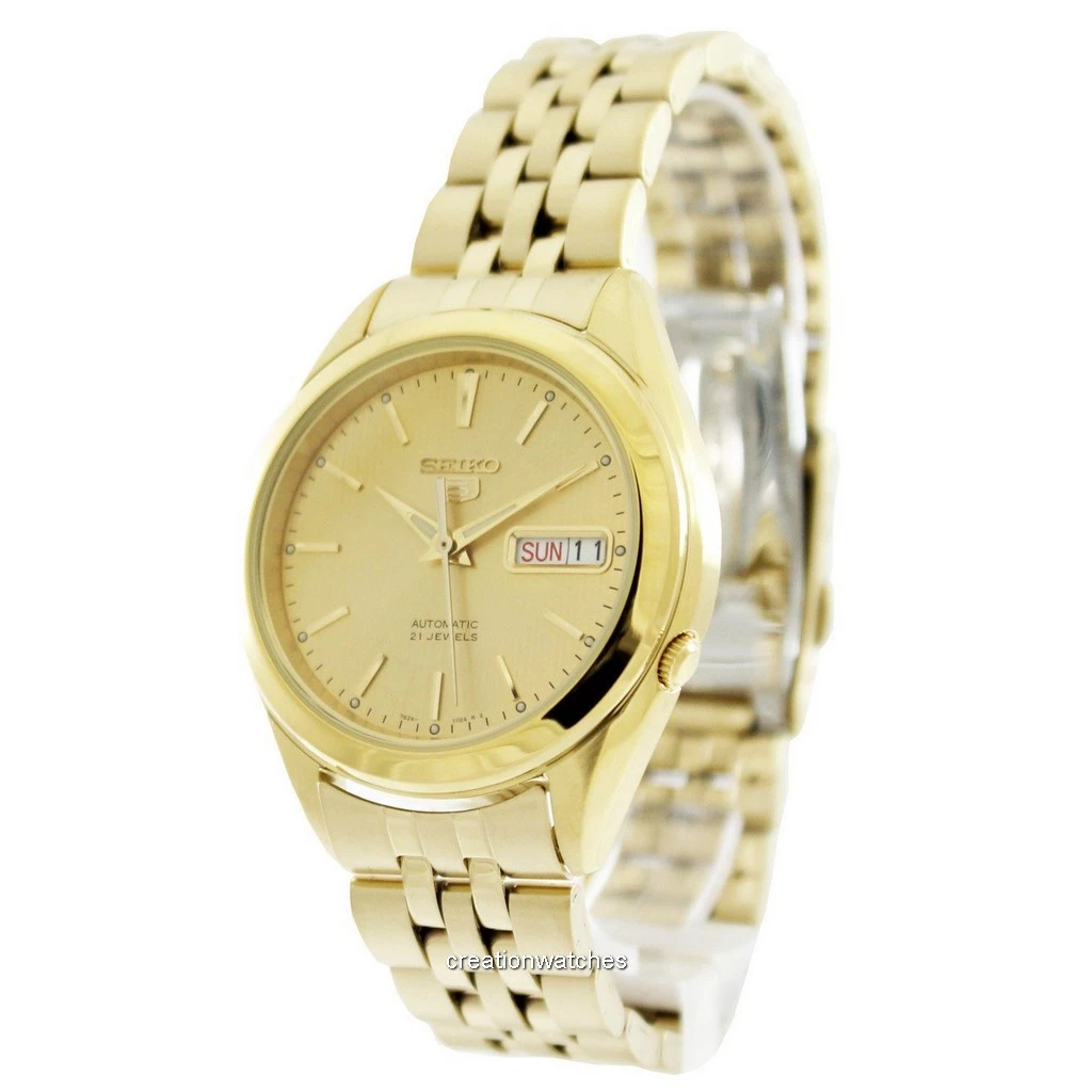再生品 Seiko 5 自動巻き 21 Jewels SNKL28 SNKL28K1 SNKL28K メンズ腕時計