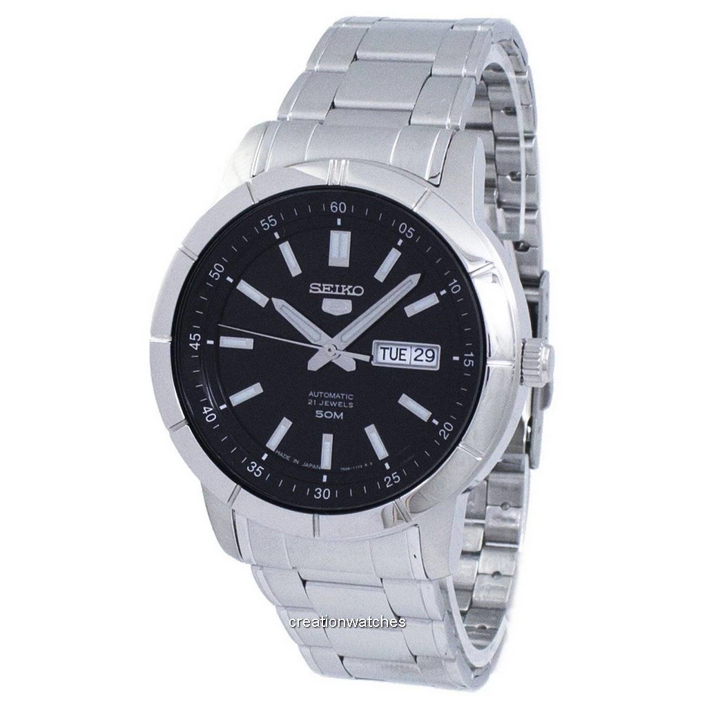 再生品 Seiko 5 自動巻き Japan Made SNKN55 SNKN55J1 SNKN55J メンズ腕時計
