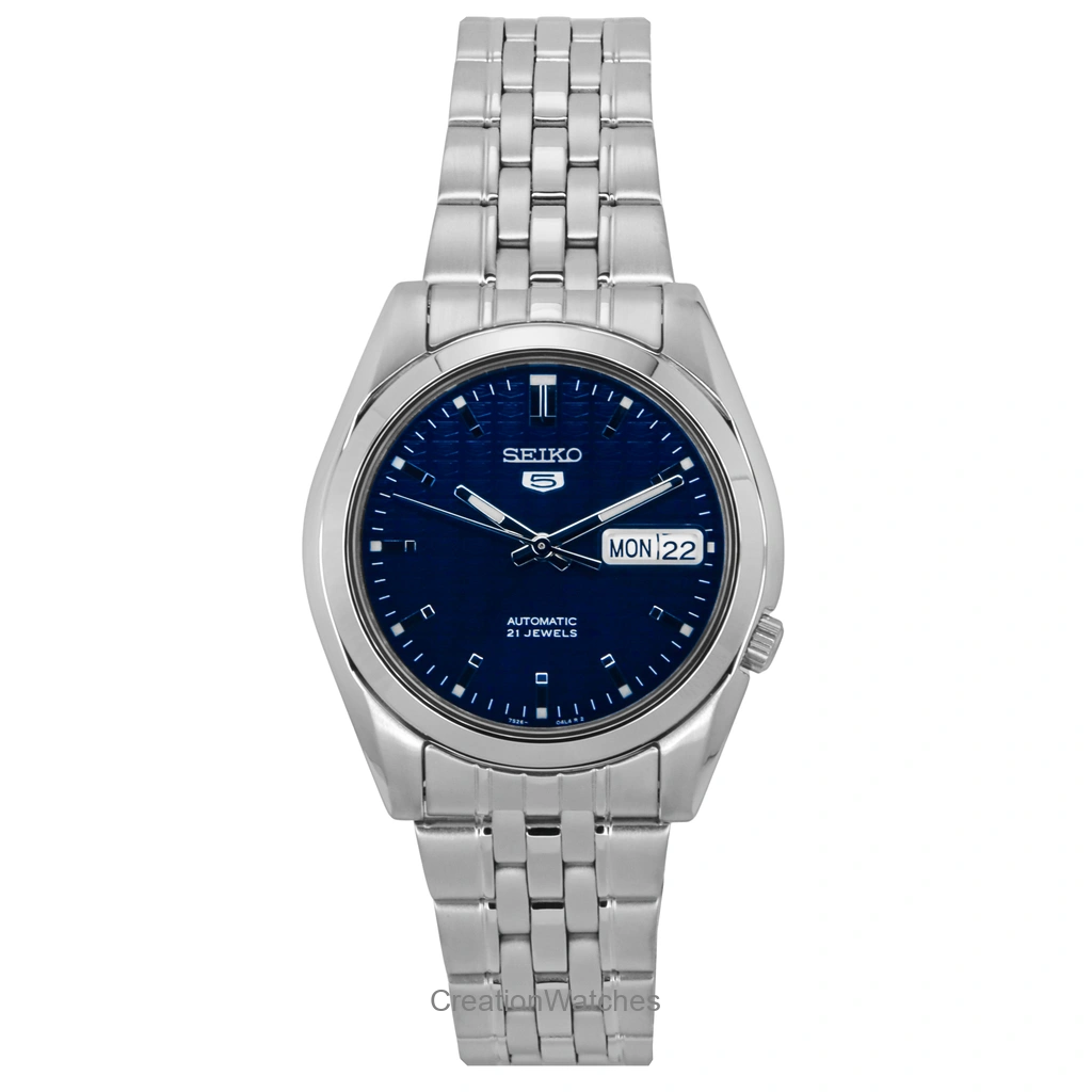 再生品 Seiko 5 自動巻き SNK357 SNK357K1 SNK357K メンズ腕時計